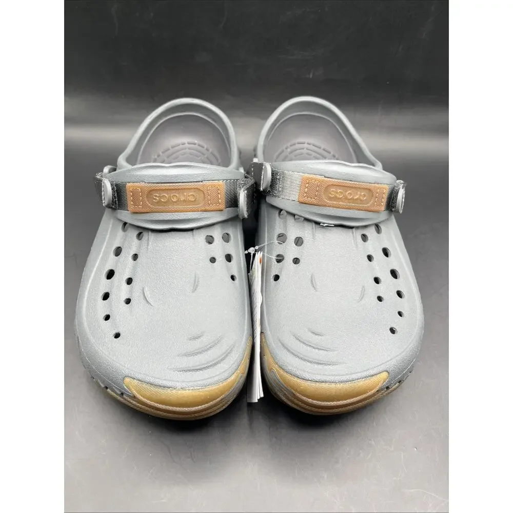 Crocs Echo Gum Ro Clogs Slay Gray With Brown Sz M9 W11